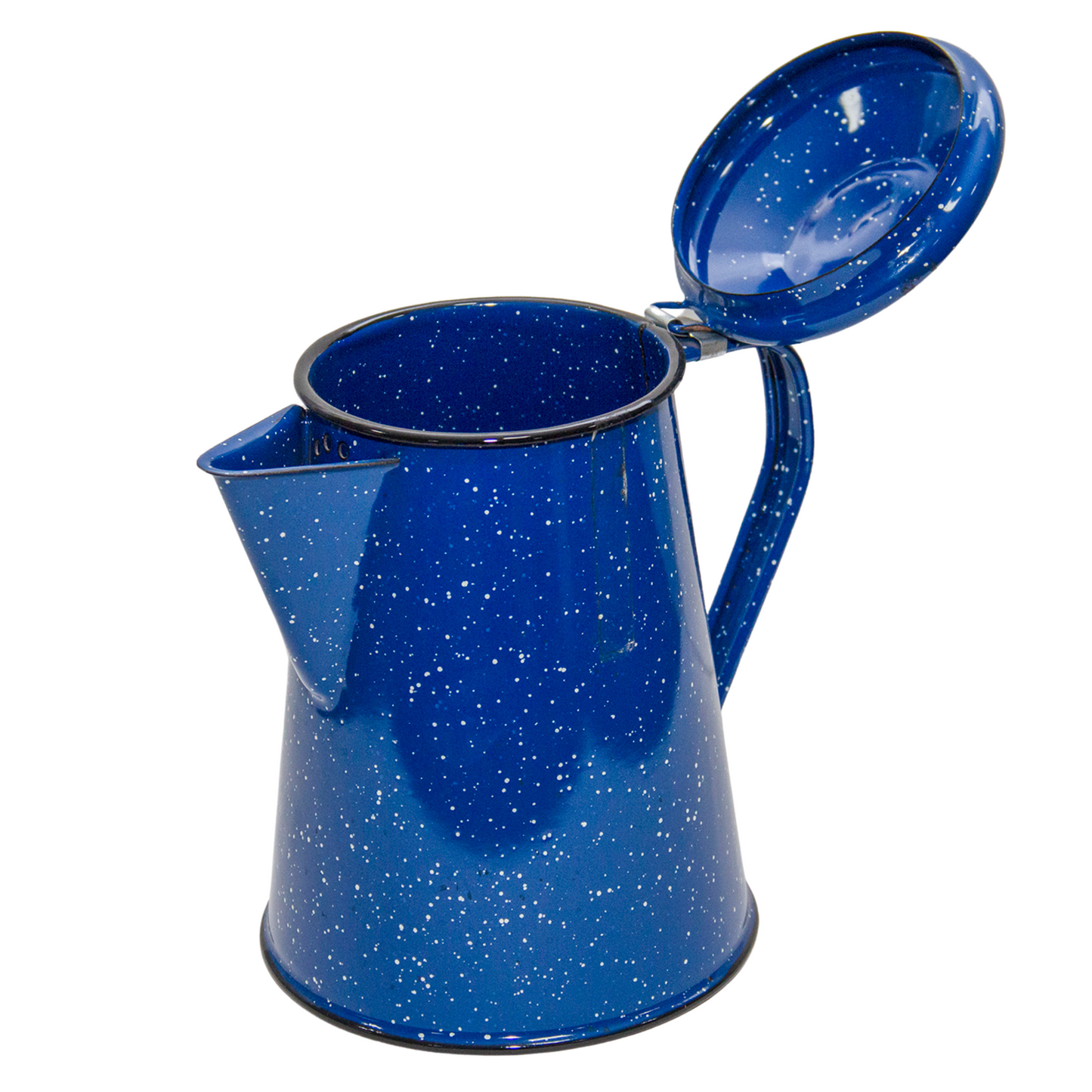 Cafetera enlozada azul Rustik