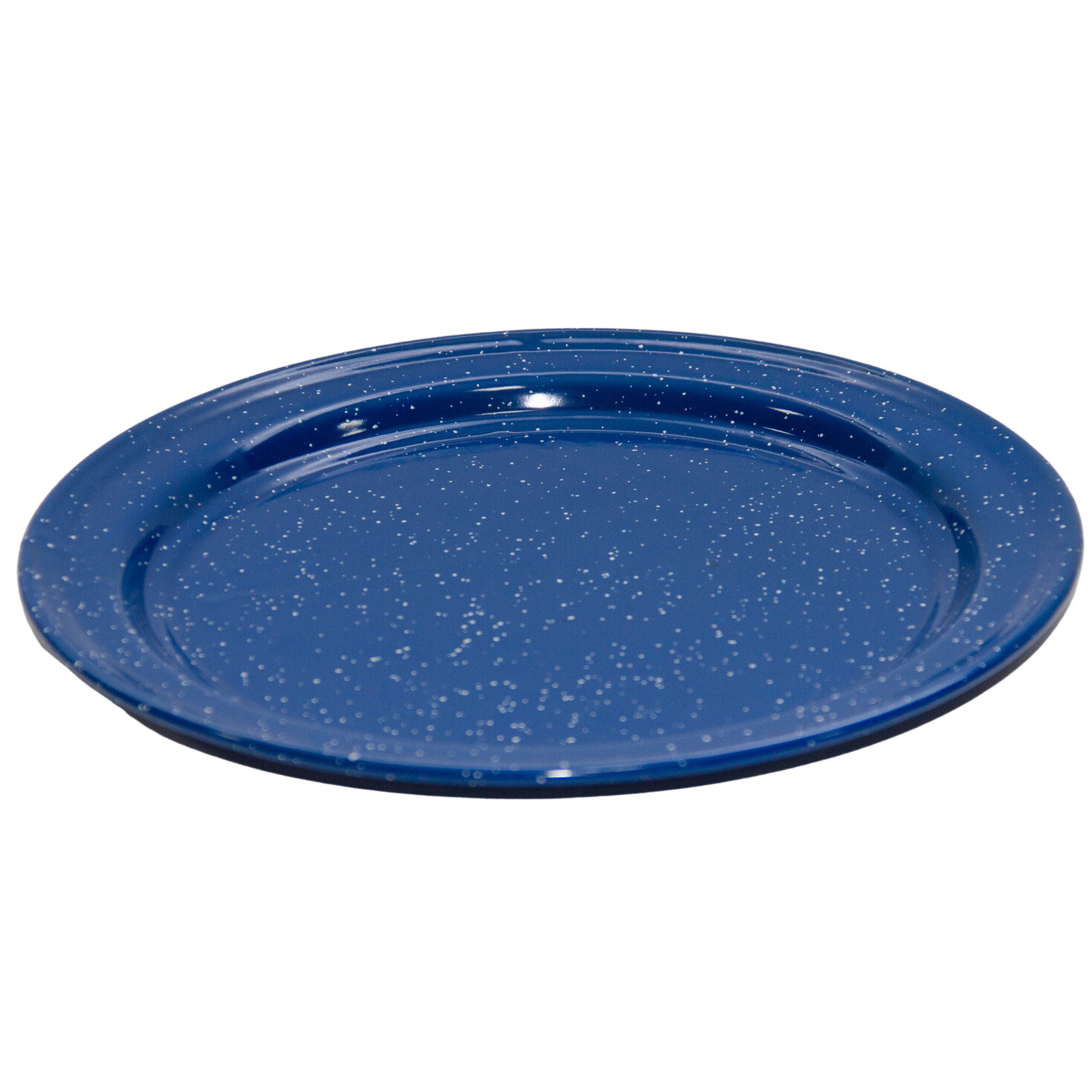 Plato enlozado azul Rustik