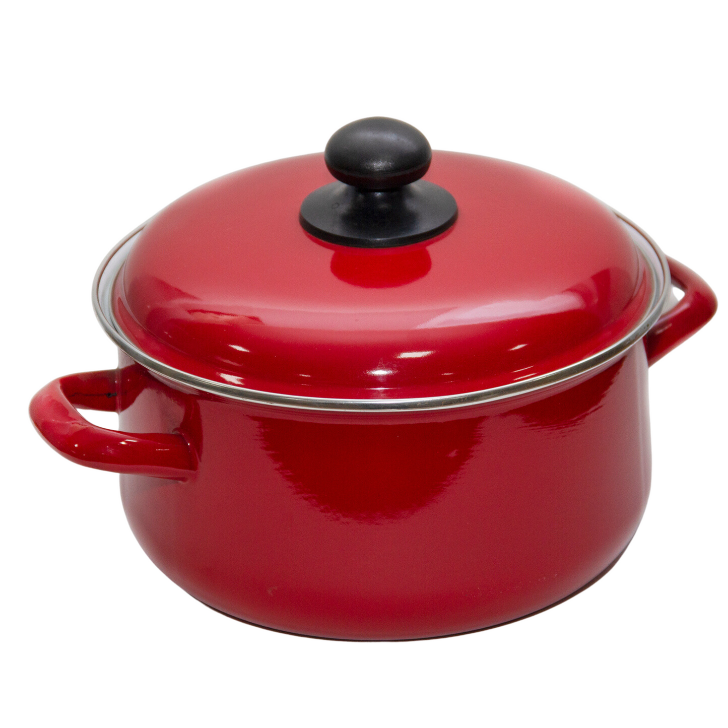 Cacerola enlozada Roja