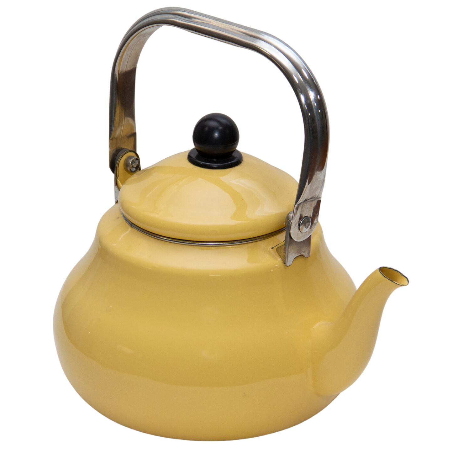 Tetera de agua enlozada Beige