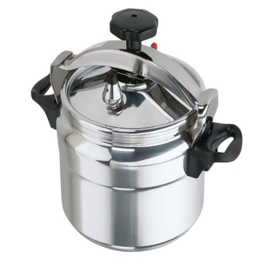 Olla Presión aluminio pulido con asa