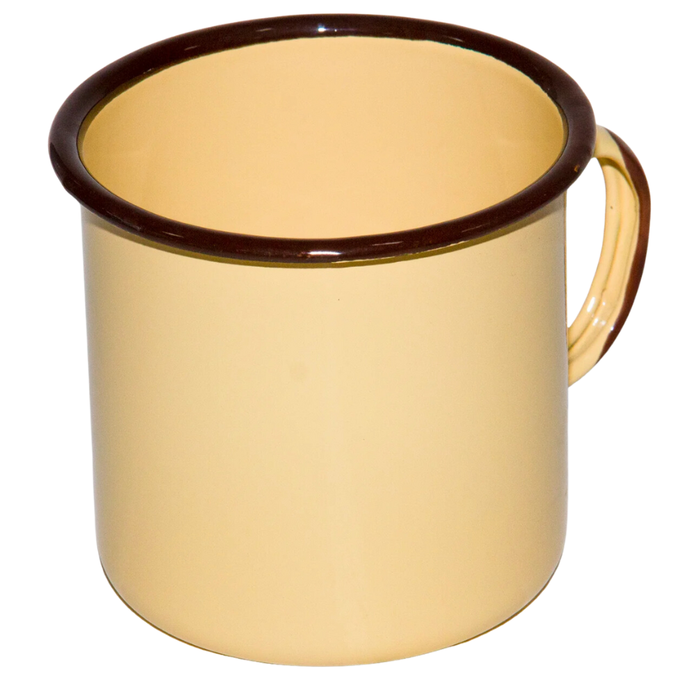 Jarrito enlozado Beige