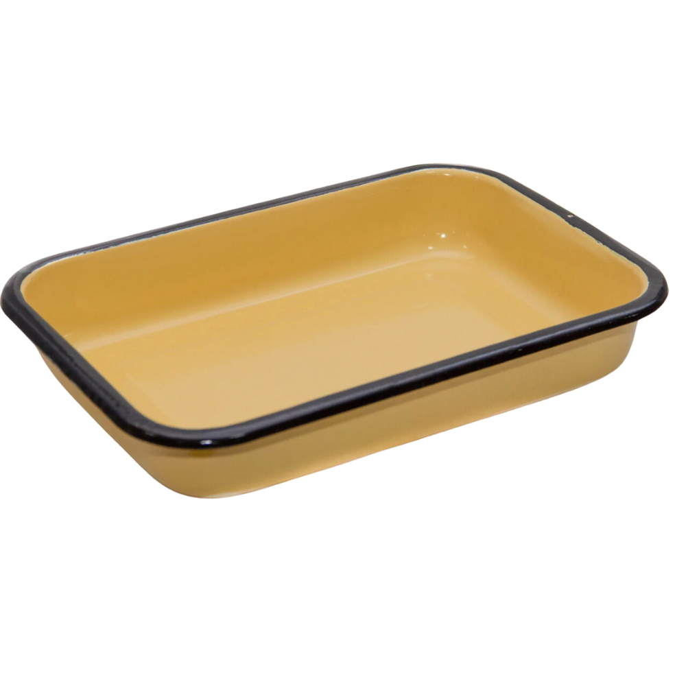 Asadera enlozada Beige