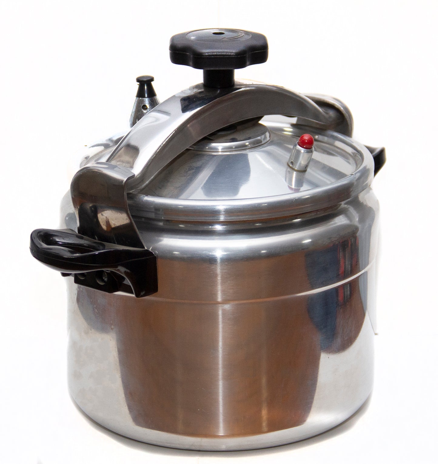Olla Presión aluminio pulido con asa