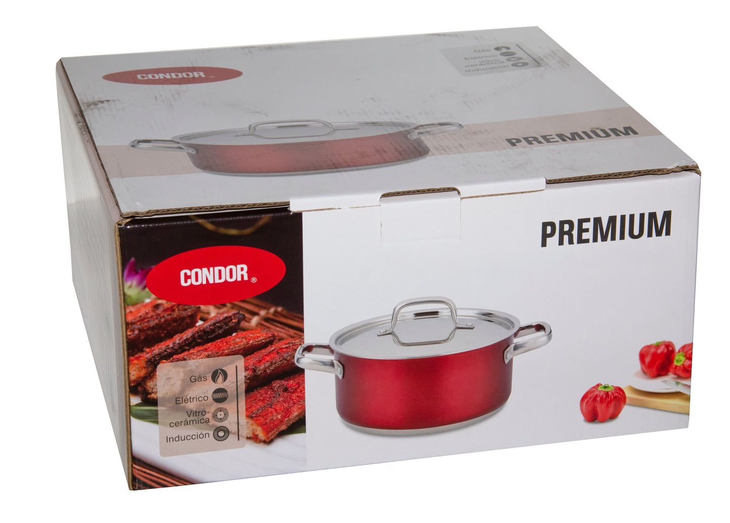 Cacerola acero inoxidable Premium