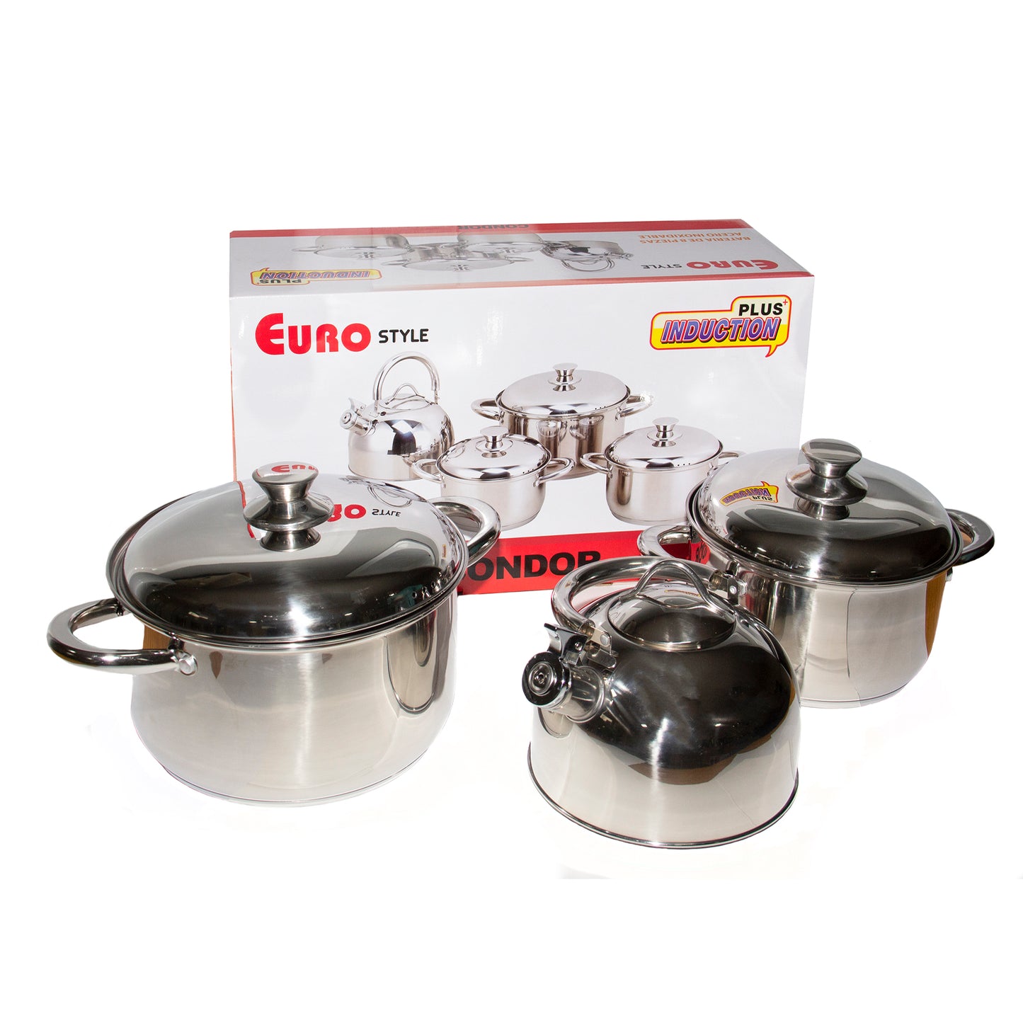 Batería de cocina acero inoxidable EURO