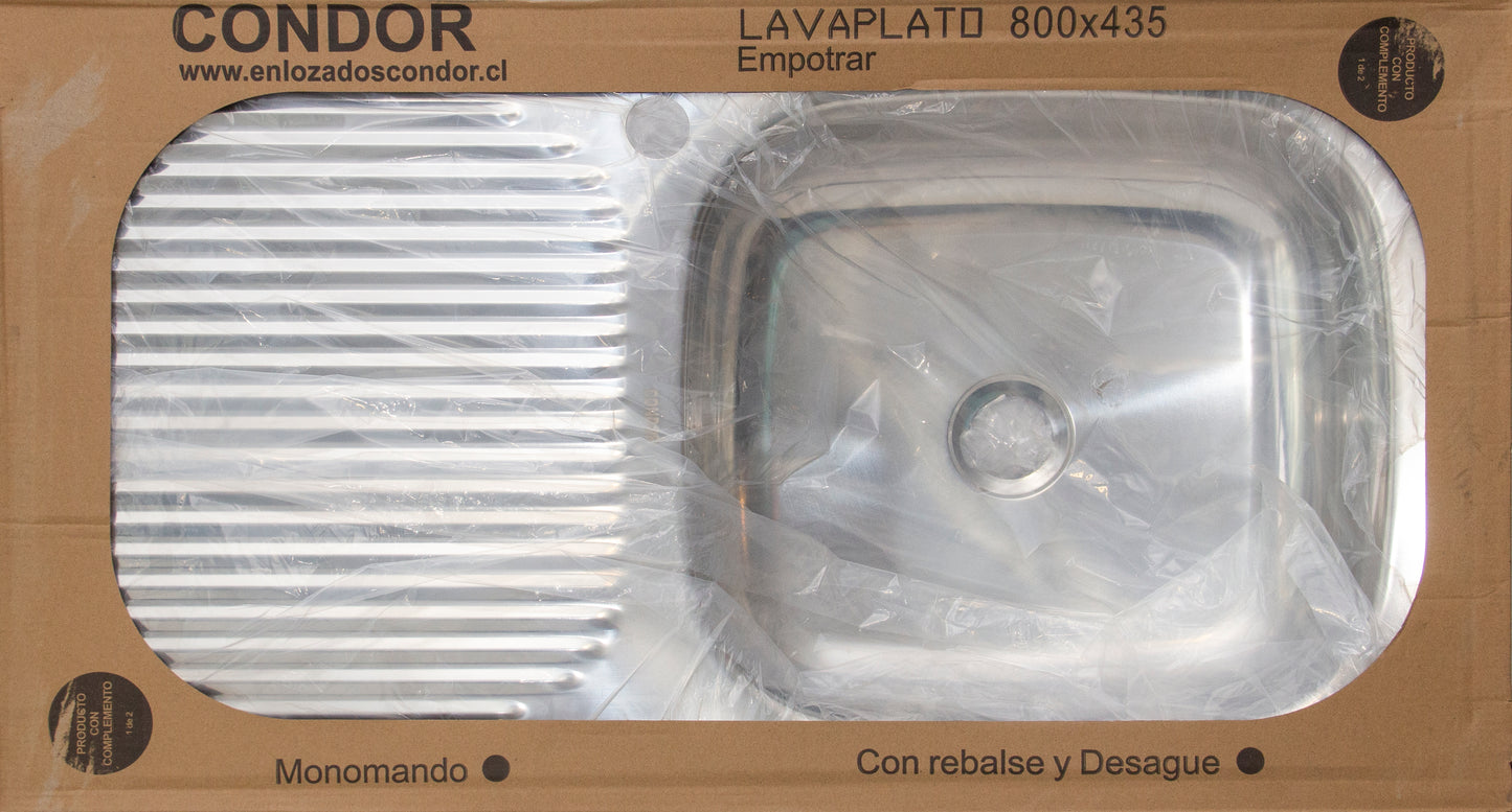 Lavaplatos Acero Inoxidable  Empotrar
